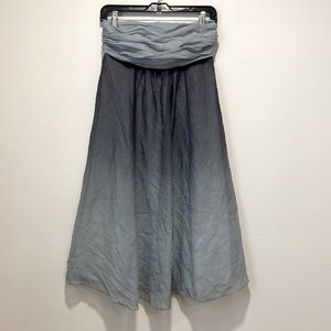 The Limited Vintage Gradient Strapless Silk Dress Women Size 2 / Small